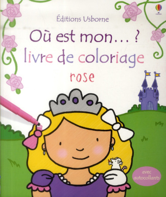 Où est mon livre de coloriage rose ?