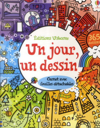 Un jour, un dessin. Carnet avec feuilles détachables