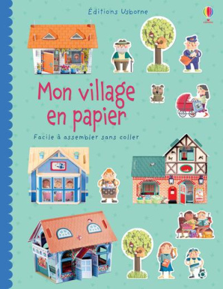 Mon village en papier. Facile à assembler sans coller