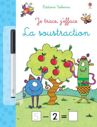 La soustraction. Avec 1 feutre à encre effaçable