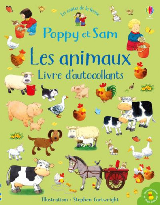 Les animaux. Livre d'autocollants