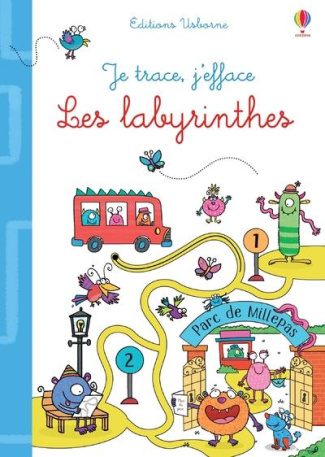 Les labyrinthes. Avec un feutre à encre effaçable