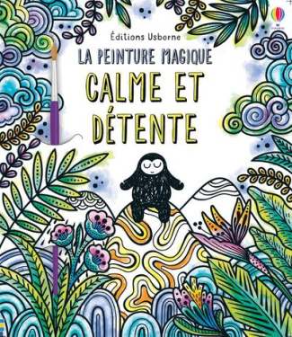 Calme et détente. Avec un pinceau