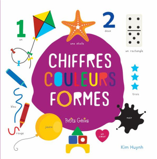 Chiffres couleurs formes