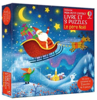 Le père Noël. Avec 1 livre cartonné et 3 puzzles de 9 pièces