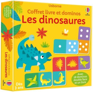 Les dinosaures. Avec 28 dominos double face et un livre