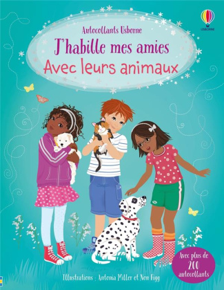 Avec leurs animaux. Avec plus de 200 autocollants