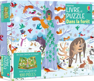 DANS LA FORET - COFFRET LIVRE ET PUZZLE - DES 5 ANS