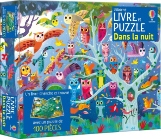 DANS LA NUIT - COFFRET LIVRE ET PUZZLE - DES 5 ANS