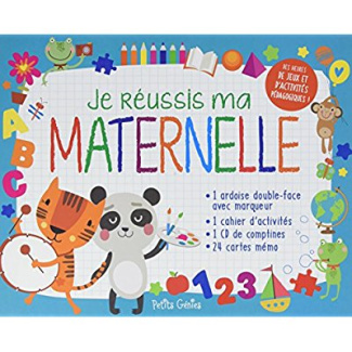 Je réussis ma maternelle. Avec 1 ardoise double-face et 1 marqueur, avec 1 CD audio