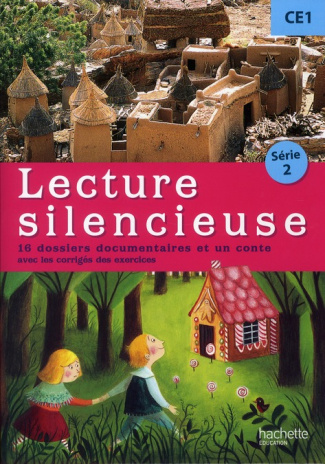 Lecture silencieuse CE1 Série 2. 16 dossiers documentaires et un conte avec les corrigés des exercic