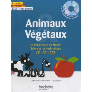 Animaux et végétaux CP-CE1-CE2. Avec 1 CD-ROM