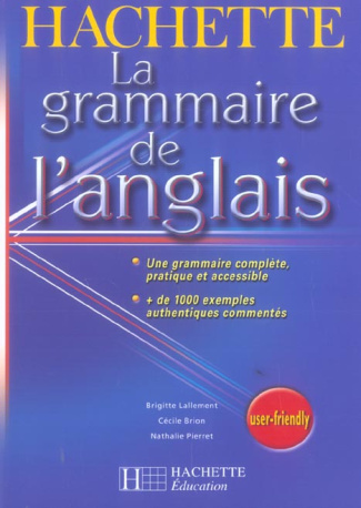 La grammaire de l'anglais