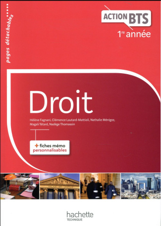 Droit 1re année BTS. Edition 2017