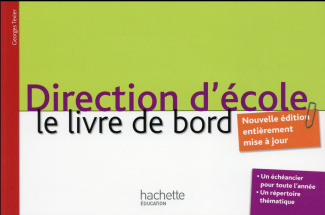 Direction d'école. Le livre de bord