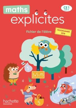 Maths Explicites CE1. Fichier de l'élève   mémo, Edition 2020