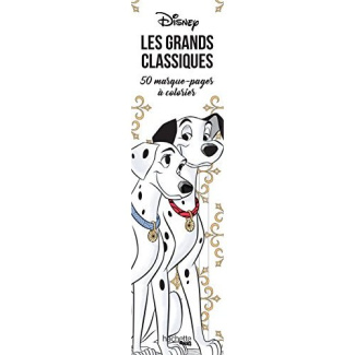 MARQUE-PAGES DISNEY GRANDS CLASSIQUES - 50 MARQUE-PAGES A COLORIER