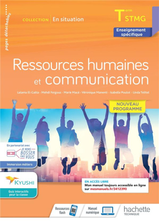 Ressources humaines et communication Tle STMG Enseignement spécifique. Edition 2021