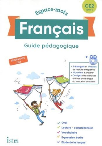 Français CE2 Espace-mots. Guide pédagogique, Edition 2020, avec 1 CD-ROM
