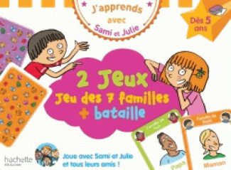 J'APPRENDS AVEC SAMI ET JULIE : JEU DES 7 FAMILLES   BATAILLE