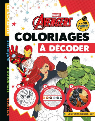 Coloriages à décoder Marvel Avengers