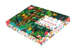 PUZZLE JUNGLE - 100 PIECES ET DES JEUX D'OBSERVATION