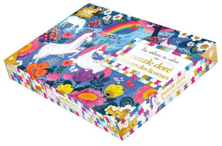 PUZZLE DORE LICORNES - 100 PIECES