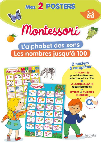 Mon poster Montessori : l'alphabet des sons + les nombres jusqu'à 100