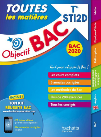 Toutes les matières Tle STI2D. Edition 2020
