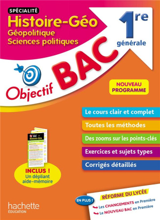 Spécialité Histoire-Géographie, Géopolitique et Sciences politiques 1re