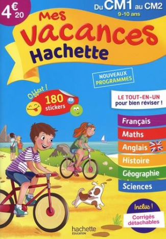 Mes vacances Hachette du CM1 au CM2. Edition 2020