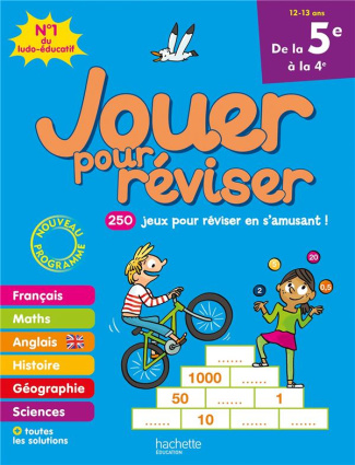 Jouer pour réviser de la 5e à la 4e. Avec un crayon, Edition 2020
