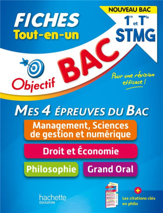 Mes 4 épreuves du Bac 1re et Tle STMG. Tout-en-un