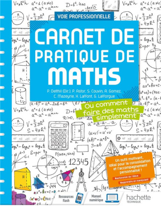 Carnet de pratique de maths voie professionnelle. Ou comment faire des maths simplement