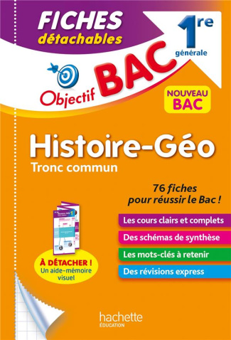 Histoire-Géographie tronc commun 1re générale