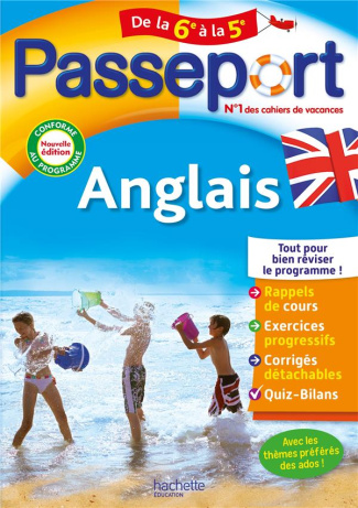 Passeport Anglais De la 6e à la 5e. Edition 2022
