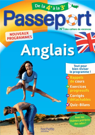 Passeport Anglais de la 4e à la 3e. Edition 2022