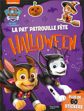 La Pat' Patrouille fête Halloween. Plus de 60 stickers