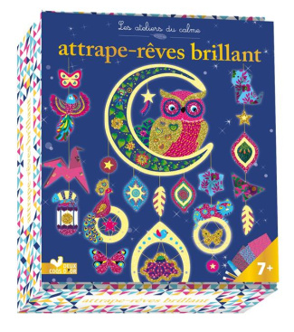 Attrape-rêves brillant. Coffret avec tout le nécessaire pour réaliser un joli attrape-rêves