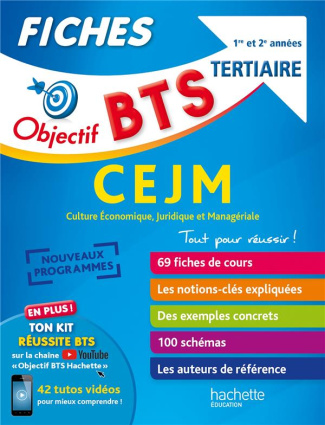 Fiches CEJM 1re et 2e années Tertiaire