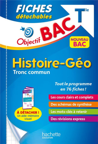 Histoire-Géographie tronc commun Tle