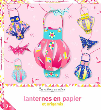 Lanternes en papier et origamis