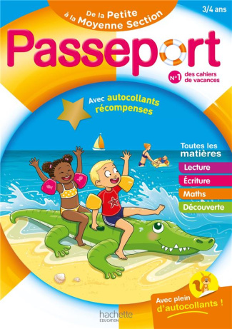 Passeport De la Petite à la Moyenne Section. Avec autocollants récompenses