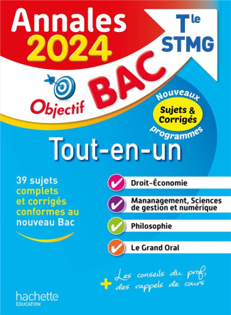 Tout-en-un Tle STMG . Edition 2024