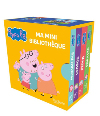 Peppa Pig : Ma mini bibliothèque. Coffret en 4 volumes : Maman Pig ; George ; Peppa ; Papa Pig