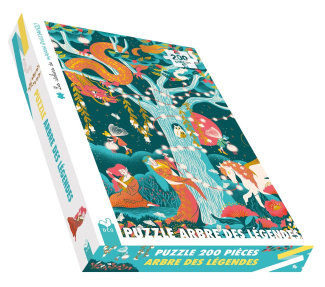 LES ATELIERS DE MANON BUCCIARELLI - PUZZLE ARBRE DES LEGENDES - 200 PIECES