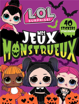 Mes jeux monstrueux. Avec 40 stickers d'Halloween