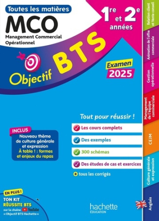 BTS MCO 1re et 2e années. Toutes les matières, Edition 2025
