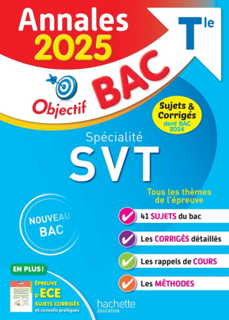 Spécialité SVT Tle. Sujets et corrigés, Edition 2025