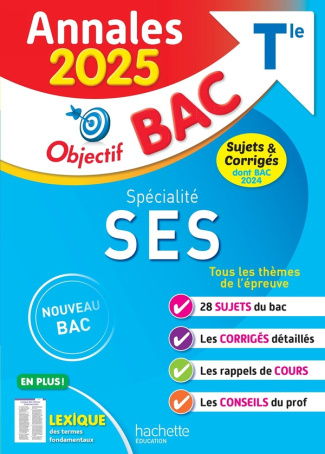 Spécialité SES Tle. Sujets & corrigés, Edition 2025